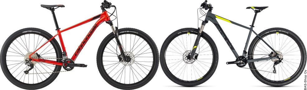 Cannondale Trail 3 VS Cube Attention SL