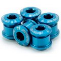 Garbaruk Chainring bolts 6mm CroMo - 5pcs Blue