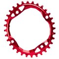 AbsoluteBlack Oval Narrow Wide 4x104 bcd chainring Red