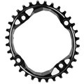 AbsoluteBlack Oval Narrow Wide 4x104 bcd chainring Black
