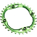 AbsoluteBlack Oval Narrow Wide 4x104 bcd chainring Green