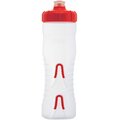 Fabric Cage-Less 750ml bottle Clear & Red