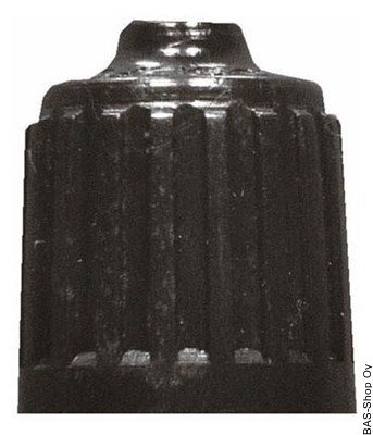 Spectra Valve cover Auto (Schrader) kirkas tai musta