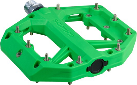 Shimano GR-500 flat MTB pedals Vihreä