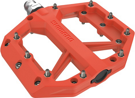Shimano GR-500 flat MTB pedals Punainen