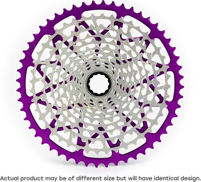 Garbaruk 12v Sram XD kasetti Violetti/hopea