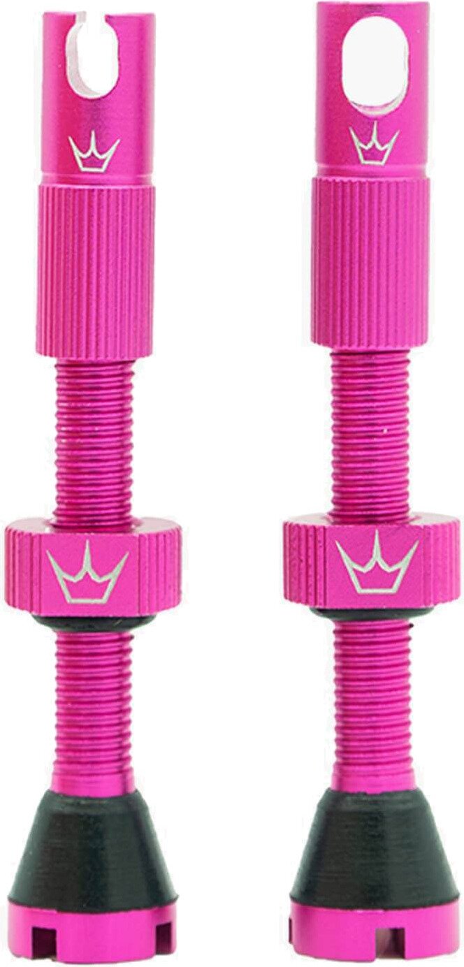 Peaty's X Chris King Tubeless Valves (pari) 80mm Vaaleanpunainen