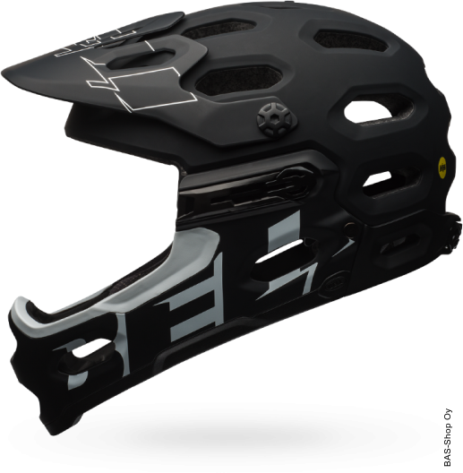 Bell Super 3R Mips Matte Black/White