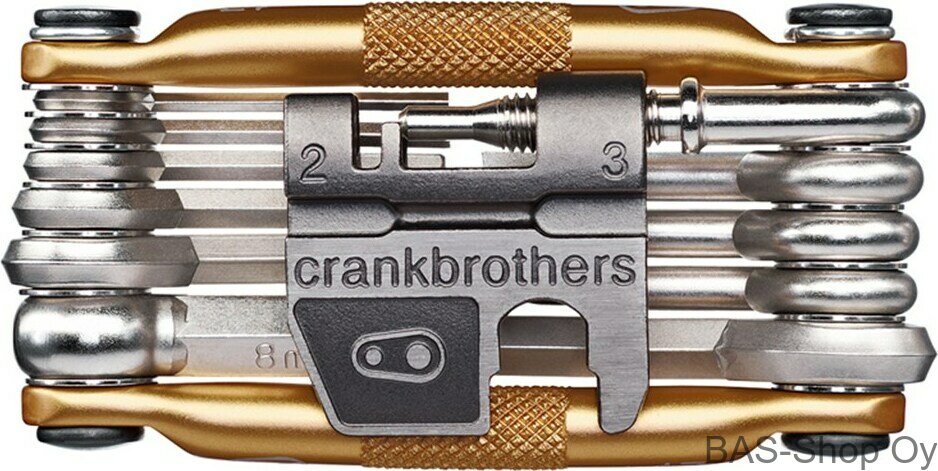 Crankbrothers M17 minityökalu 17 funktiota Yellow