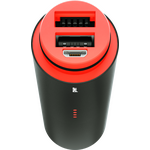 Charge Your Devices: Press the red button to release the light head, and use the PWR bank to charge your phone, GoPro, cycle computer or other device. Charge your PWR Road using the included micro USB cable.