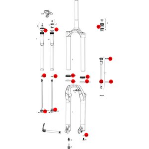RockShox Lyrik 200H Gen-D huoltosarja