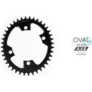Garbaruk 107 BCD (SRAM AXS) Oval Punainen