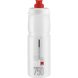 Elite Juomapullo Elite Jet kirkas, punainen logo 750ml