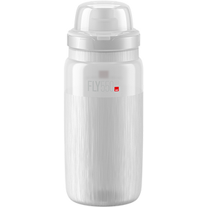 Elite FLY MTB TEX clear, harmaa logo 550ml