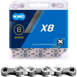 KMC 6/7/8-v KMC X8 Silve 114L