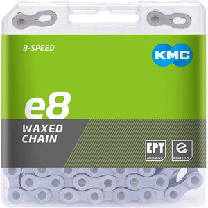 KMC 6/7/8-v KMC e8 waxed chain 122links