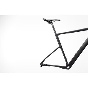 Up to 30mm of bump-smoothing suspension, without the weight and complexity of a shock or linkages.