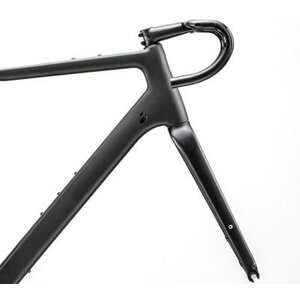 Keeps the steering light and agile, while positioning the wheel further in front of the rider for stability and confidence on rougher stuff. Plus it reduces the chance of toe overlap on smaller sizes.