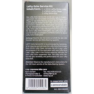 R.S.P. Cannondale Lefty Ocho service kit