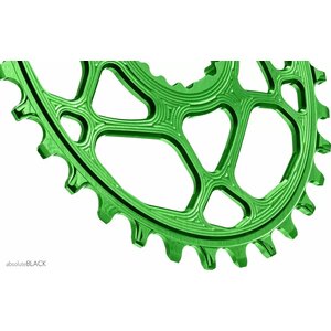 AbsoluteBlack Oval Chainring Direct Mount Singlespeed 32T for Cannondale Hollowgram Si, SiSL, SiSL2