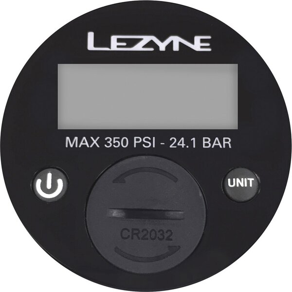 Lezyne Digitaalinen painemittari jalkapumppuihin 2,5", max. 24 bar (350 psi)