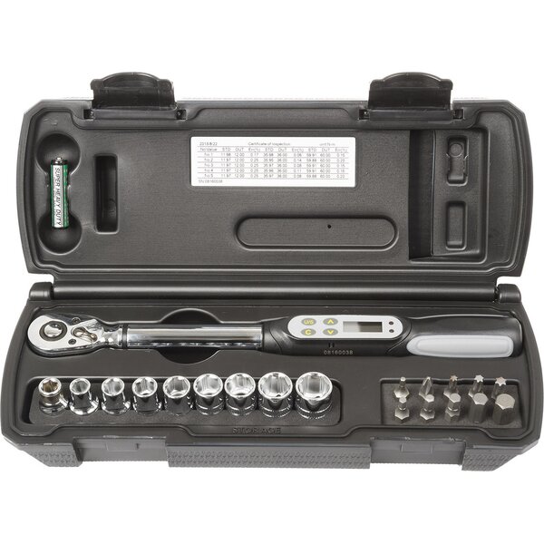 M-Wave digital torque wrench for left and right side threds