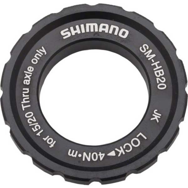 Shimano Center-Lock lukkorengas 15/20mm läpiakselinavoille